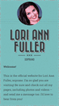 Mobile Screenshot of loriannfuller.com